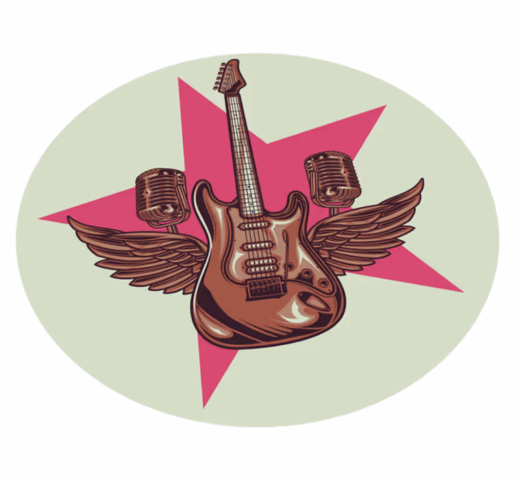 Hyllning till rockstjärna Vinylmatta Ungdom - Tenstickers