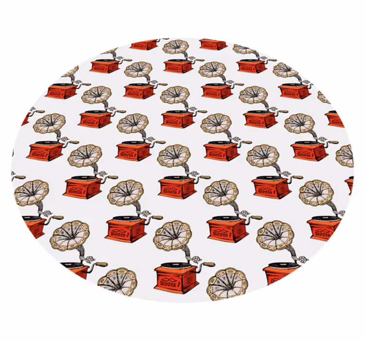 Vinylmatta textur retro musiklådor - Tenstickers