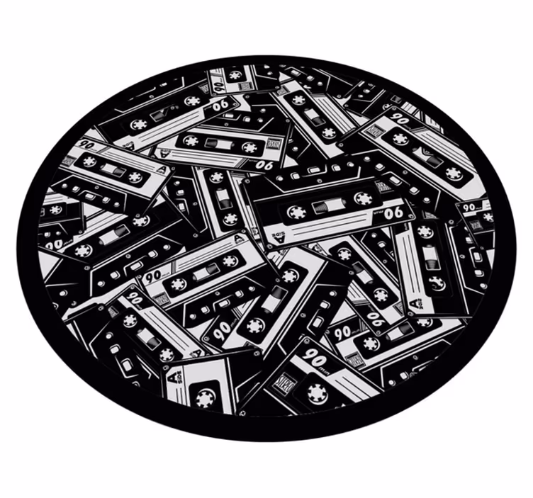 Andra vinylmattor kassettdäckskoncept - Tenstickers