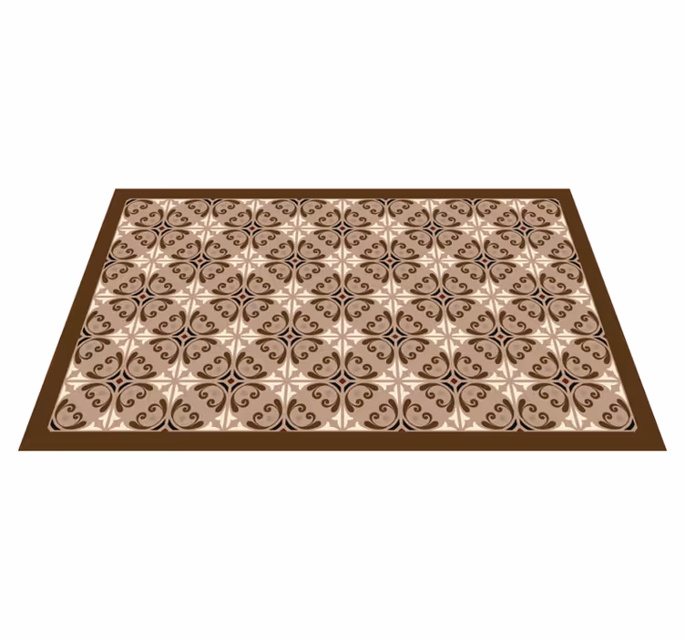 Brun vintage spanska badrumsgolv - Tenstickers