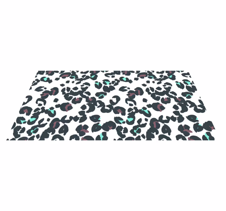Leopard mönster stil Vinylmatta djurtryck - Tenstickers