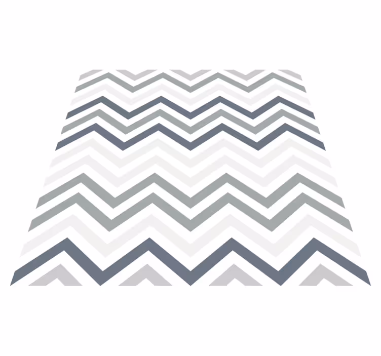 Elegant chevronmotiv Vinylmatta geometrisk - Tenstickers