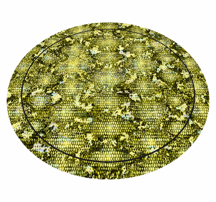 Vinylmatta djurtryck reptilgrön hud - Tenstickers