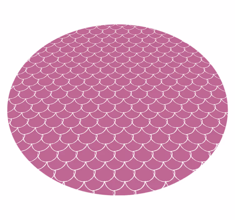 Rosa pilgrimsmusslormönster Vinylmatta textur - Tenstickers
