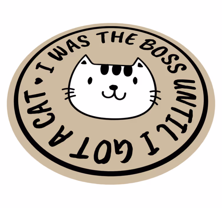 Kattchef tills Vinylmatta alfabet - Tenstickers