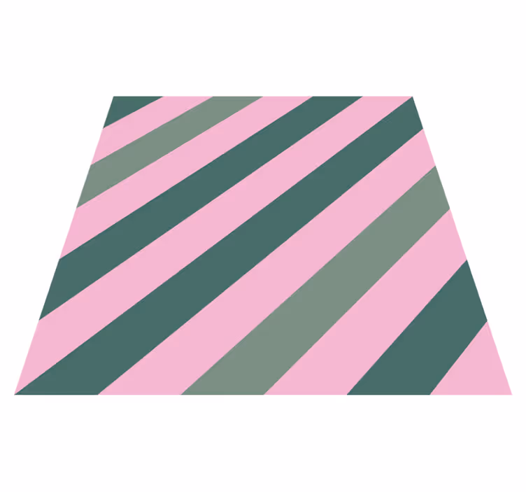 Grå och rosa ränder Vinlymatta randiga - Tenstickers