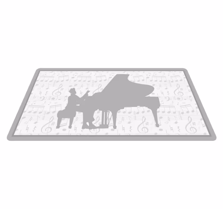 Musikalisk uppträdandescen Vinylmatta evenemang - Tenstickers