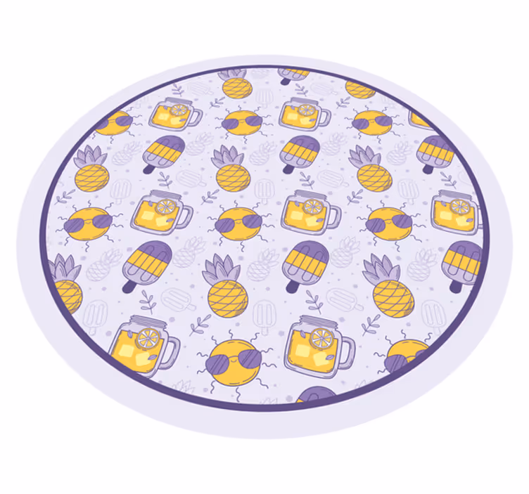 Tropisk sommarkul Andra Vinylmattor - Tenstickers