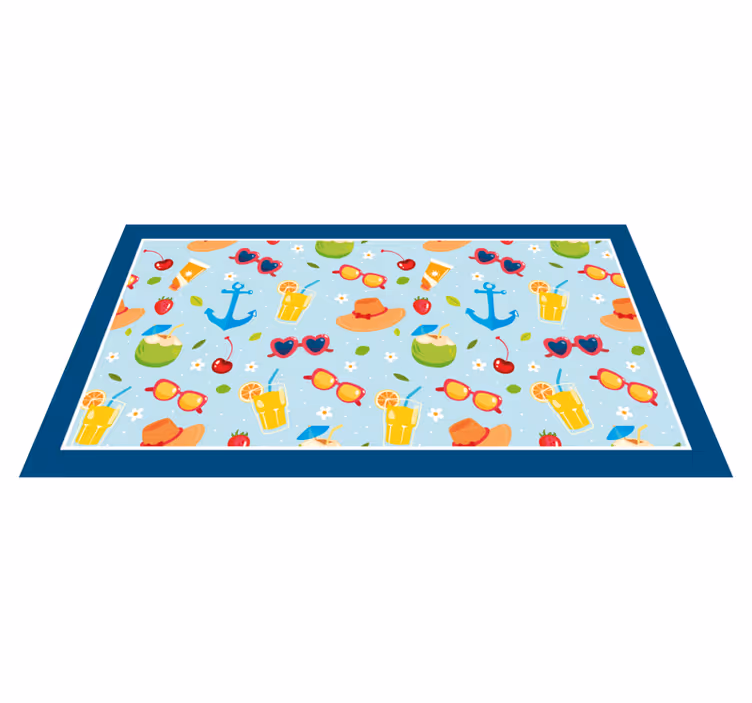Sommarkul vibbar Vinylmatta evenemang - Tenstickers