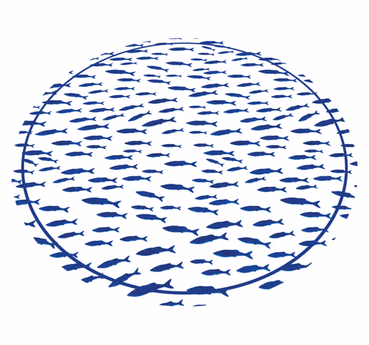 Fiskstim Vinylmatta djurtryck - Tenstickers