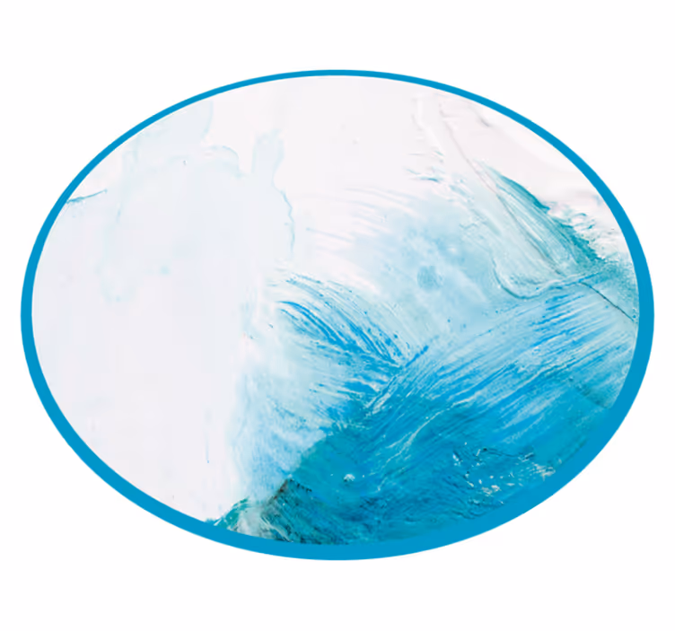 Oceaniska vattennyanser Vinylmatta natur - Tenstickers