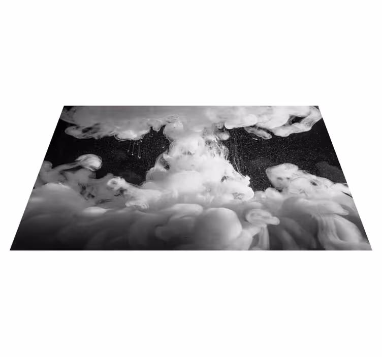 Fluffig molnbildning Andra Vinylmattor - Tenstickers