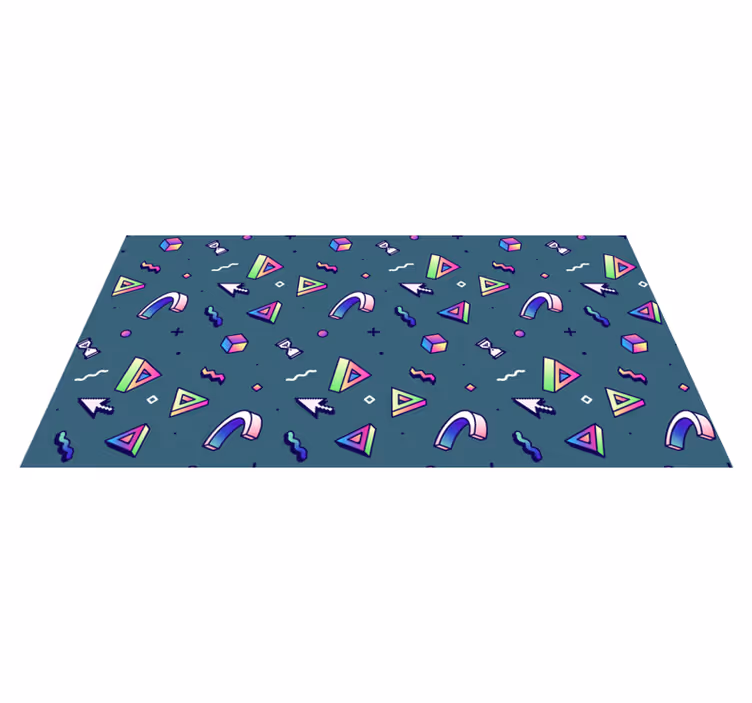 Geometrisk färgstänk Vinylmatta textur - Tenstickers