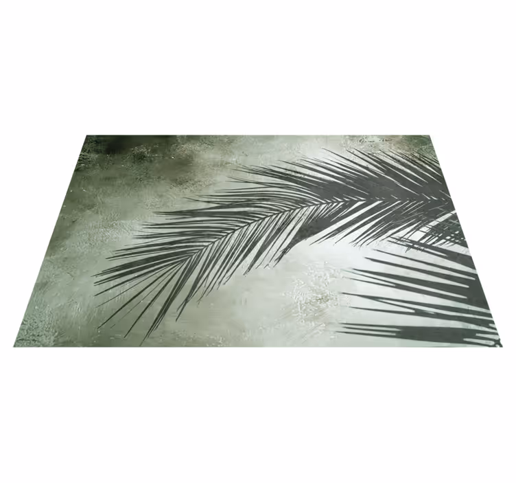 Palmbladets elegans Vinylmatta blommor och växter - Tenstickers