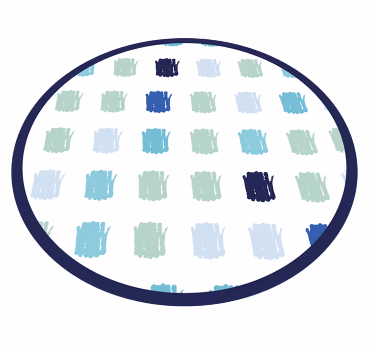 Målarfärg i nyanser blå nordisk vinylmatta - Tenstickers