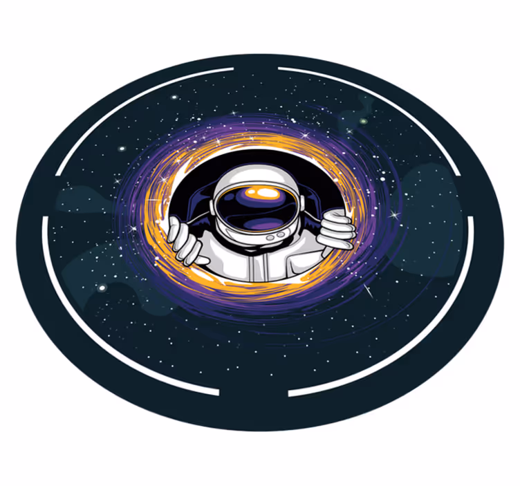 Kosmonautresa Vinylmatta spel - Tenstickers