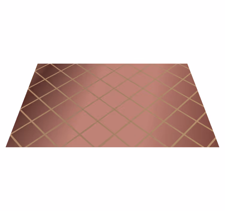 Elegant diamantmönster Vinylmatta modern - Tenstickers