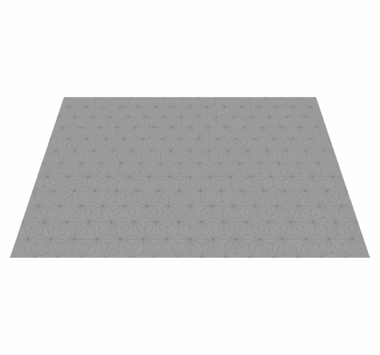 Geometriskt grått motiv Vinylmatta kakeleffekt - Tenstickers