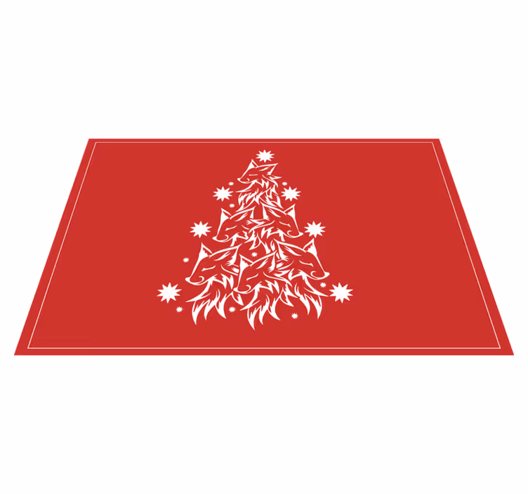 Vargträddesign Vinylmatta Jul - Tenstickers