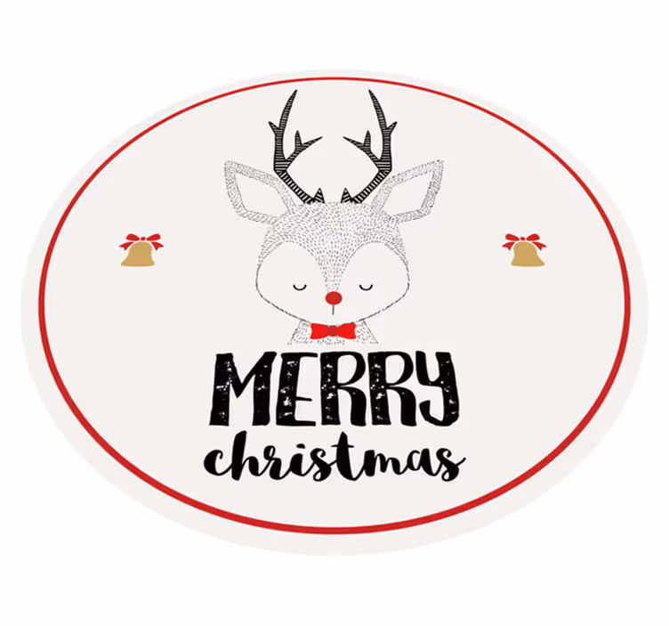 God jul renmatta vinylmatta - Tenstickers