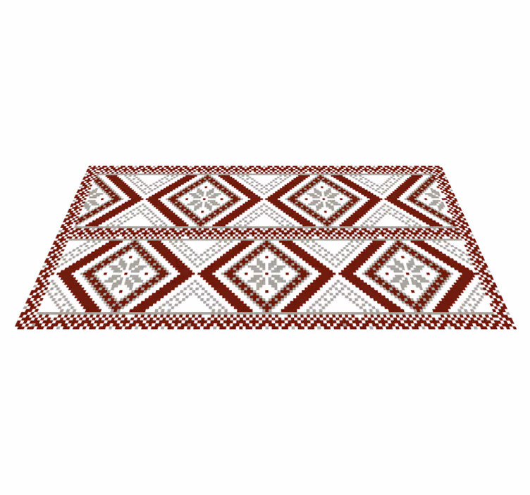 Invecklade geometriska mönster Vinylmatta Mosaik - Tenstickers