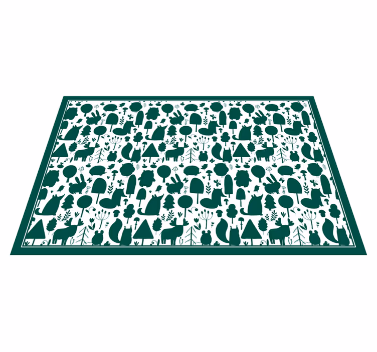 Natursilhuetter Vinylmatta natur - Tenstickers