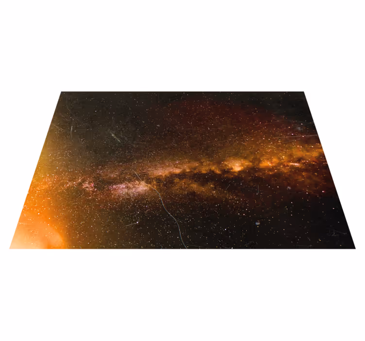 Kosmisk galaxvy Vinylmatta Stjärnor - Tenstickers