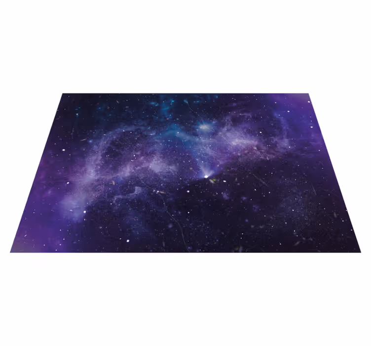 Kosmisk galaxscen Vinylmatta Stjärnor - Tenstickers