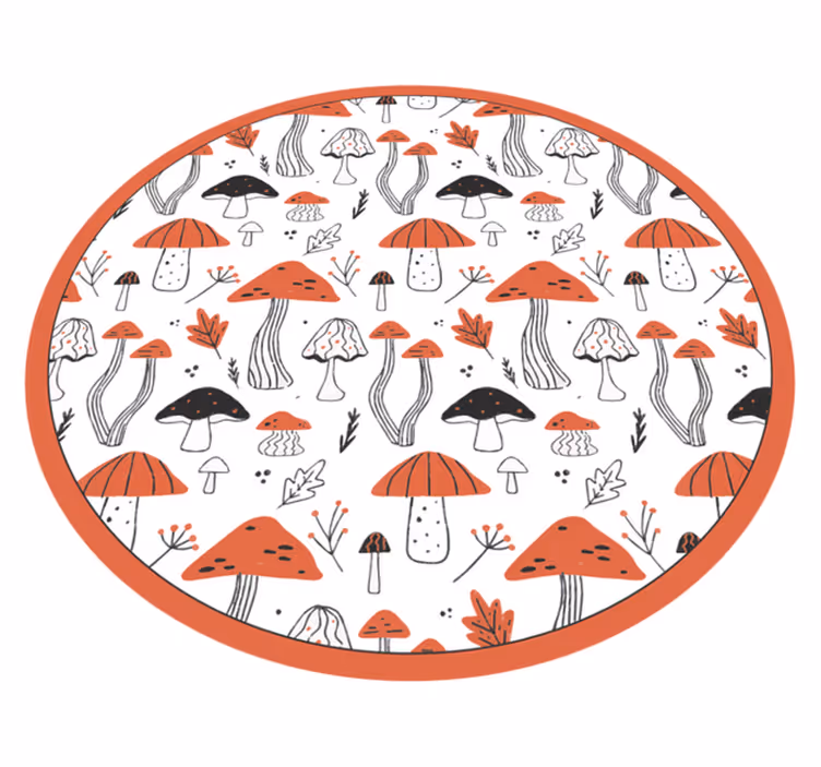 Vinylmatta natur svampfantasi rike - Tenstickers