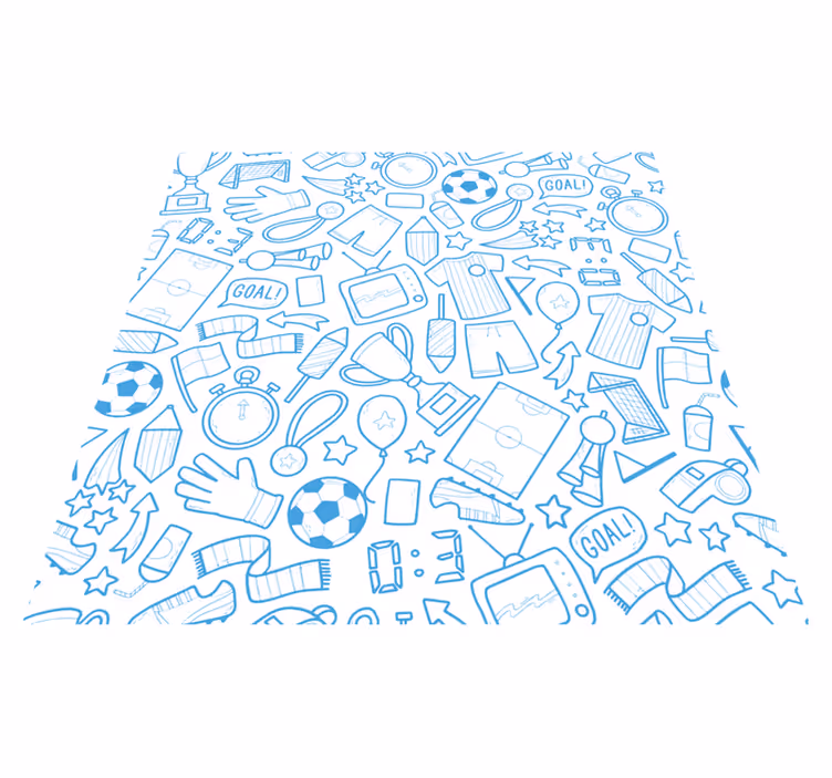 Sportelement Vinylmatta spel - Tenstickers