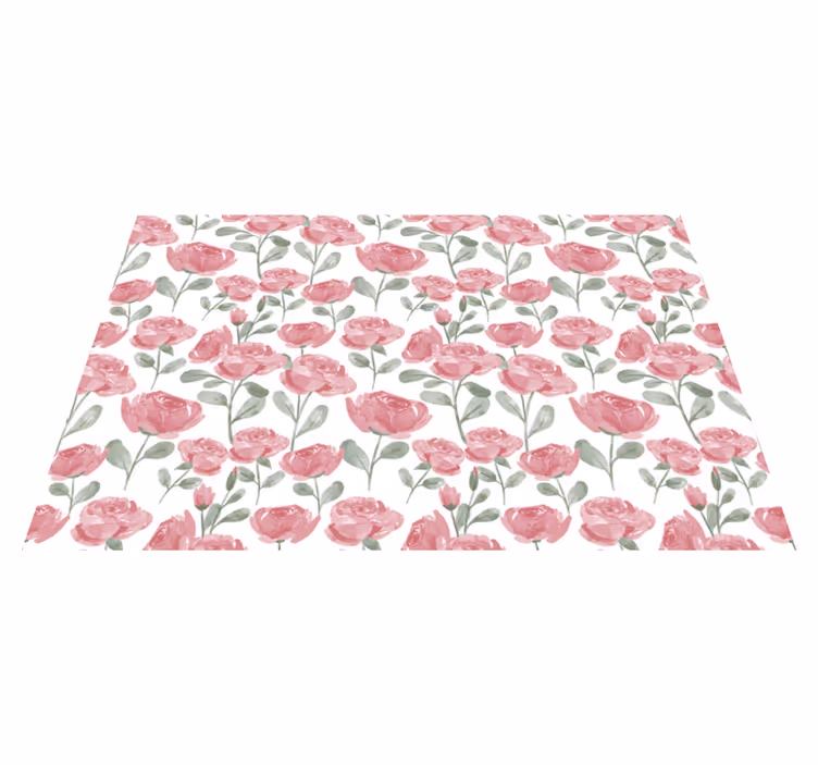 Vallmo botaniskt motiv Vinylmatta blommor och växter - Tenstickers