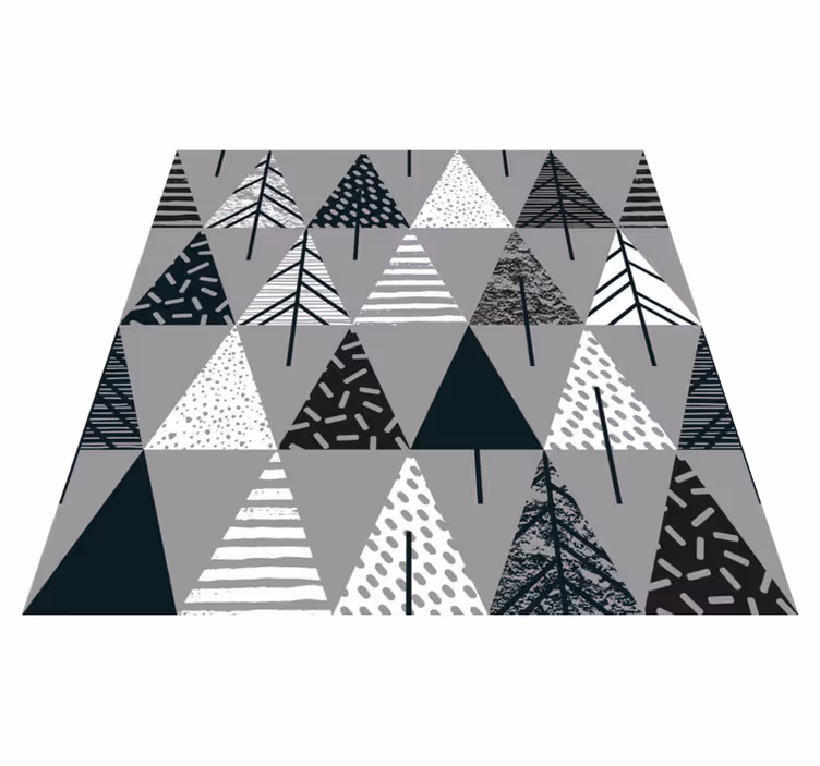 Stiliserat tallmönster Vinylmatta Scandinaviska - Tenstickers