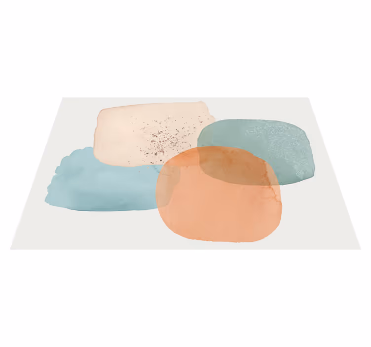 Jordfärger minimalistiskt designgolv - Tenstickers