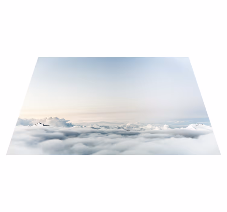 Molnlandskapslugn Vinylmatta natur - Tenstickers