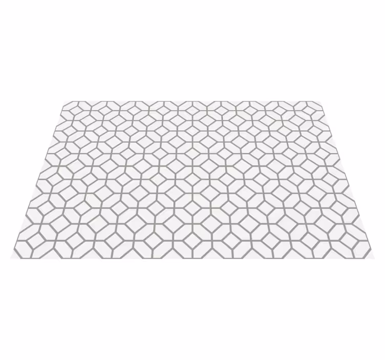 Honeycomb-arrangemang Vinylmatta kakeleffekt - Tenstickers