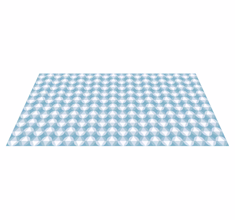Dynamiskt diamantmönster Vinylmatta geometrisk - Tenstickers