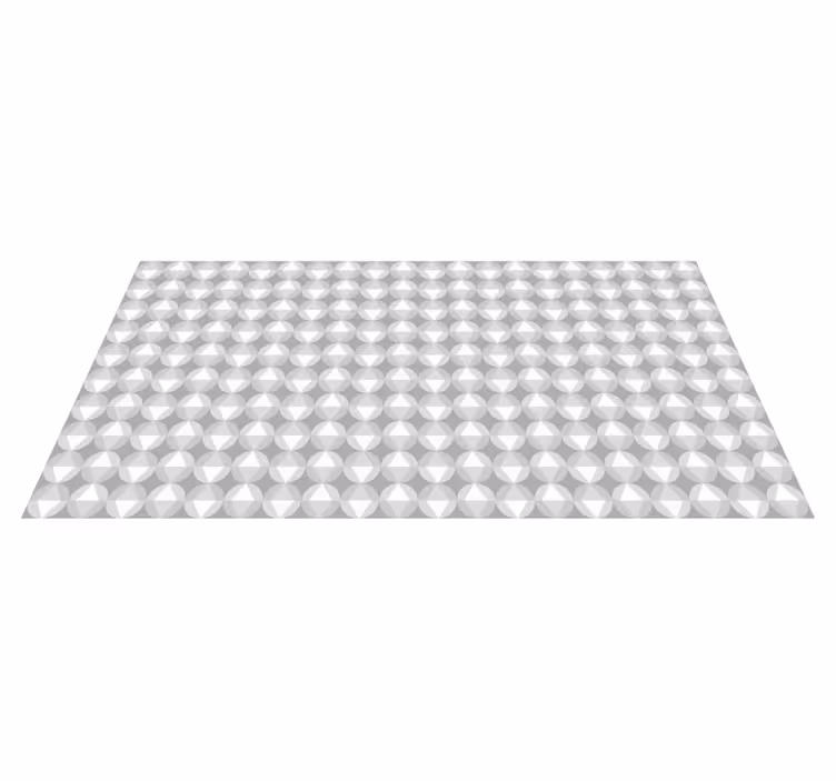 Runt geometriskt motiv Vinylmatta Mosaik - Tenstickers