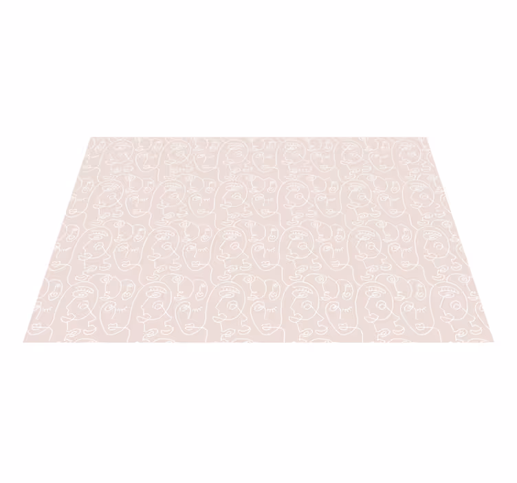 Rosa texturerad nordisk vinylmatta - Tenstickers