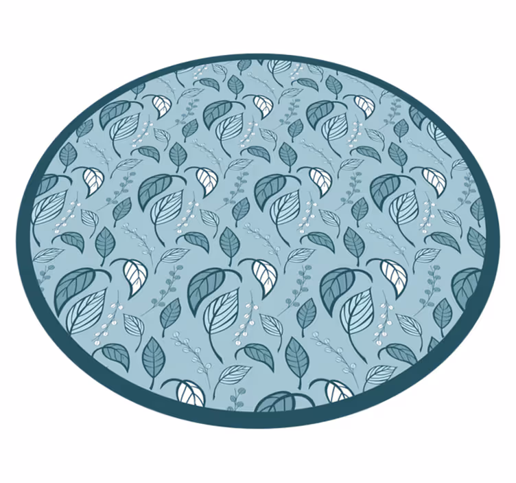 Lövmotiv Vinylmatta blommor och växter - Tenstickers