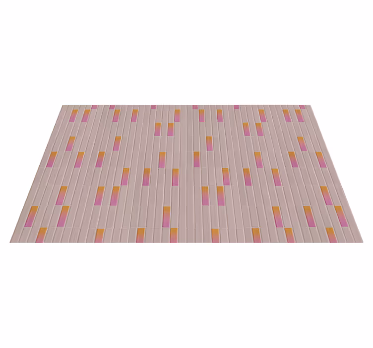 Rosa gradientblock Vinylmatta kakeleffekt - Tenstickers