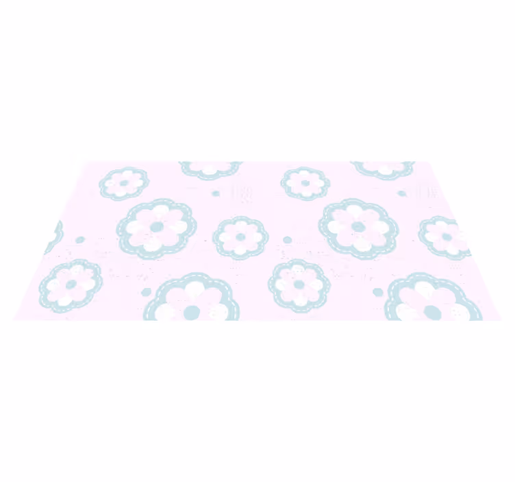 Mjukt blommotiv Andra Vinylmattor - Tenstickers