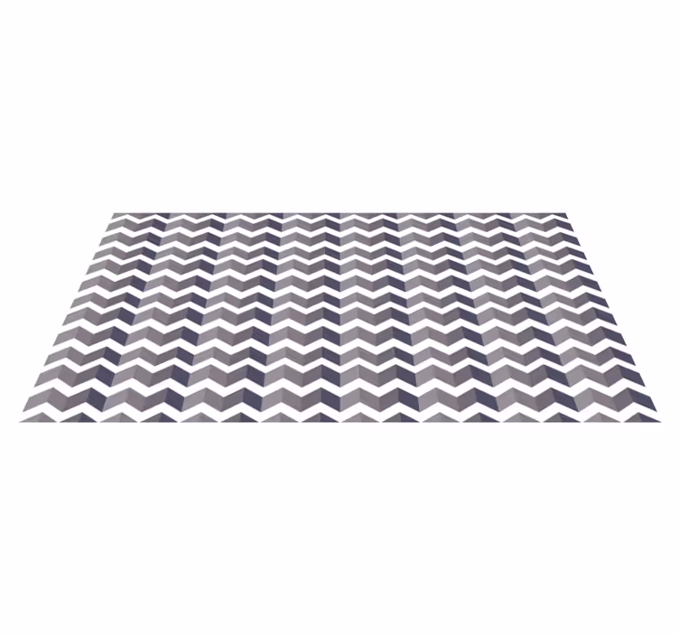 Chevron Pattern Elegance Vinylmatta geometrisk - Tenstickers
