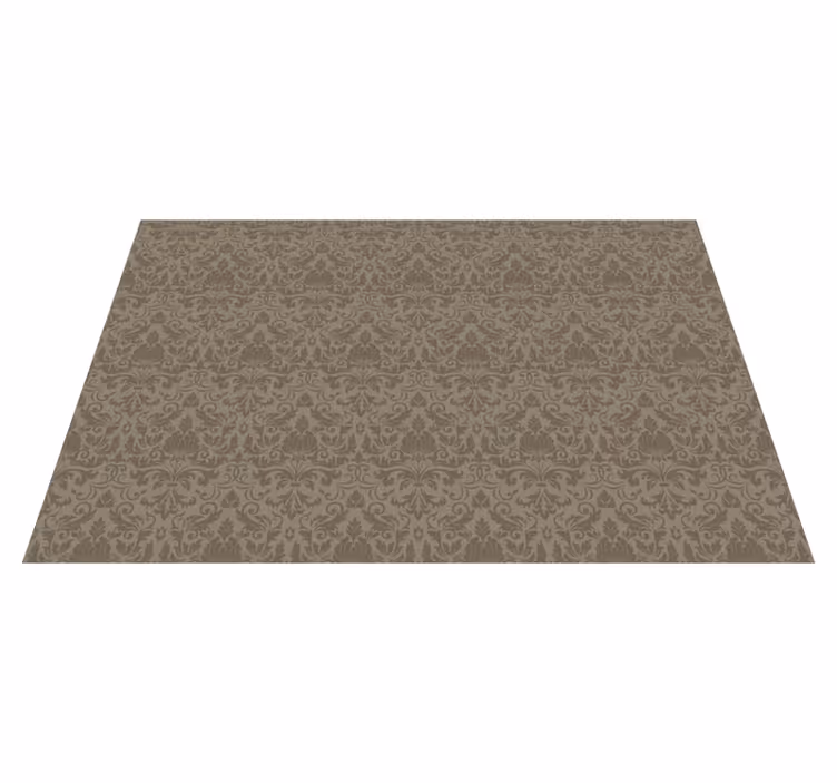 Elegant Baroque Pattern Vinylmatta årgång - Tenstickers