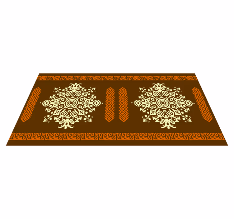 Mandala motiv ensemble Vinylmatta Mandala - Tenstickers