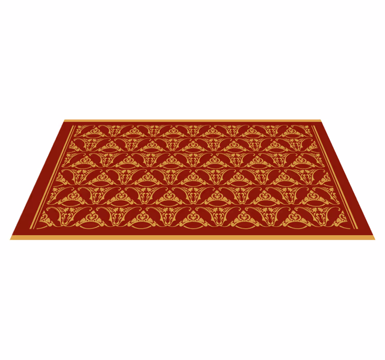 Mandala-inspirerad elegans Vinylmatta årgång - Tenstickers