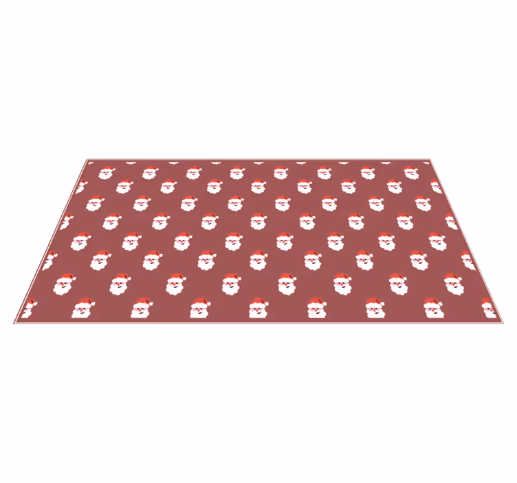 Tomte mönster Vinylmatta Jul - Tenstickers