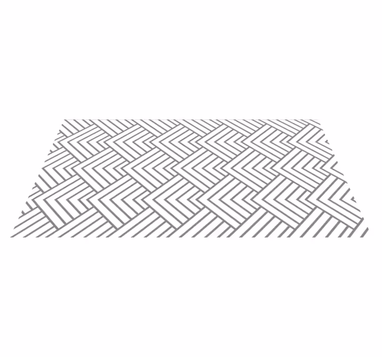 Geometrisk labyrint Vinylmatta geometrisk - Tenstickers