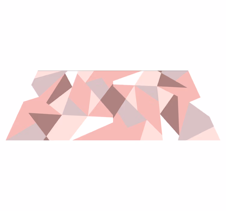Geometriska triangelmönster Vinylmatta geometrisk - Tenstickers