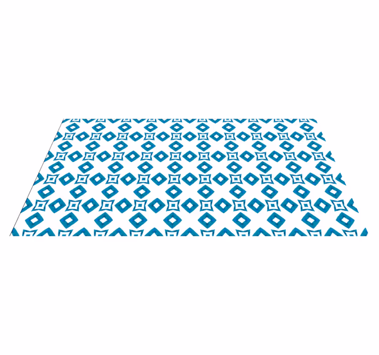 Diamant motiv Vinylmatta geometrisk - Tenstickers
