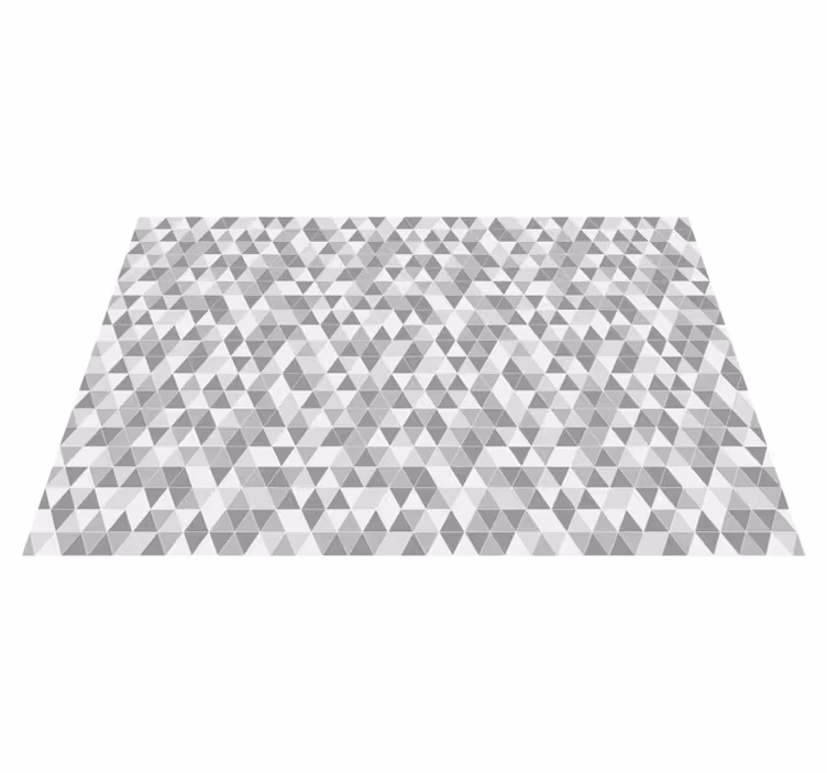 Geometriska triangulära mönster Vinylmatta geometrisk - Tenstickers